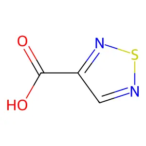 1,2,5-thiadiazole-3-carboxylic acid structure