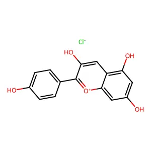 Pelargonidin chloride structure