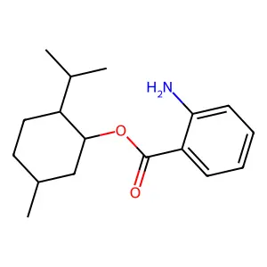 MENTHYL ANTHRANILATE structure