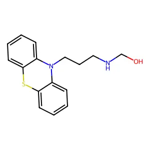10H-Phenothiazine-10-propanamine, N-hydroxy-N-methyl- structure