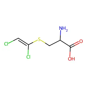 S-(1,2-Dichlorovinyl)-L-cysteine structure