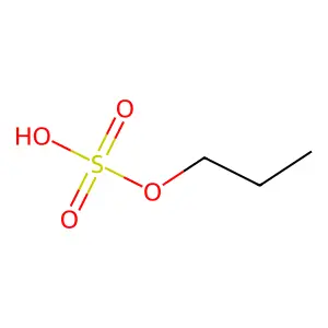 Sulfuric acid, monopropyl ester structure