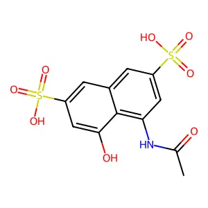 Compound C12H11NO8S2 structure