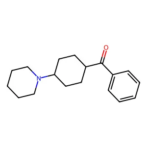 phenyl-(4-piperidin-1-ylcyclohexyl)methanone structure