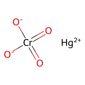 Mercury(II) chromate structure