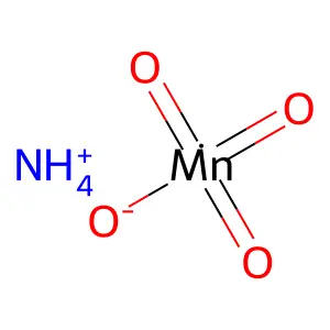 Ammonium permanganate structure