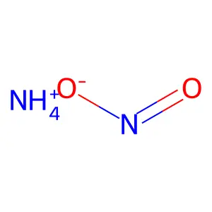Ammonium nitrite structure