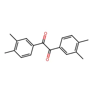 1,2-bis(3,4-dimethylphenyl)ethane-1,2-dione structure