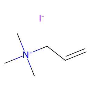 trimethyl(prop-2-enyl)azanium iodide structure