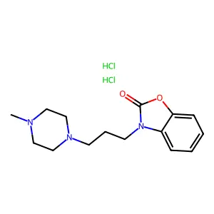 2-Benzoxazolinone, 3-(3-(4-methyl-1-piperazinyl)propyl)-, dihydrochloride, hydrate structure