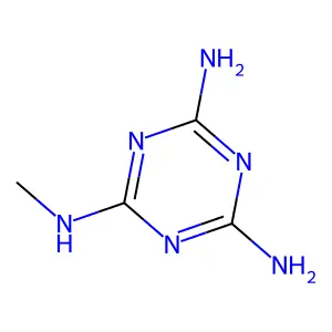 Methylmelamine structure