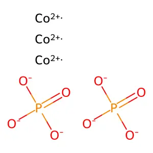 Cobalt(II) phosphate structure