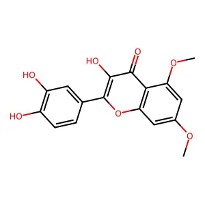 5,7-Di-O-methylquercetin structure