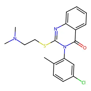Compound C19H20ClN3OS structure