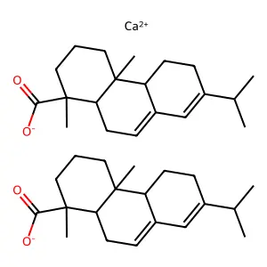 Calcium abietate structure