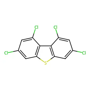 1,3,7,9-tetrachlorodibenzothiophene structure