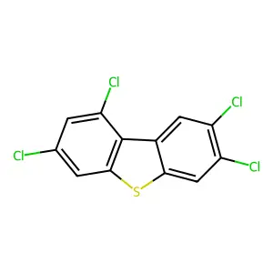 1,3,7,8-tetrachlorodibenzothiophene structure