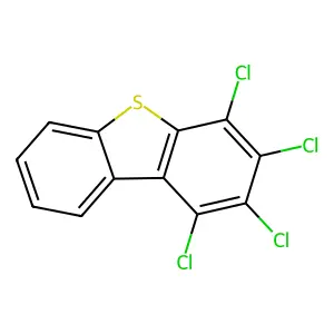 1,2,3,4-tetrachlorodibenzothiophene structure