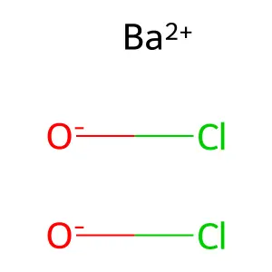 Hypochlorous acid, barium salt structure