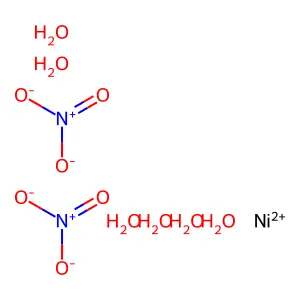 nickel(2+)dinitratehexahydrate structure