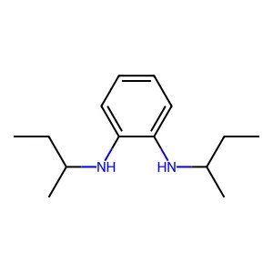 1,2-Benzenediamine, N,N'-bis(1-methylpropyl)- structure