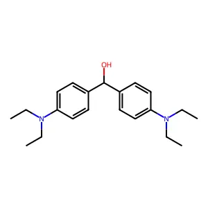 bis[4-(diethylamino)phenyl]methanol structure