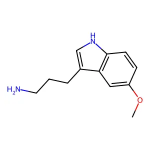 3-(5-methoxy-1H-indol-3-yl)propan-1-amine structure
