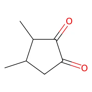3,4-Dimethylcyclopentane-1,2-dione structure