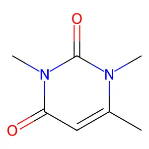 1,3,6-trimethylpyrimidine-2,4-dione structure