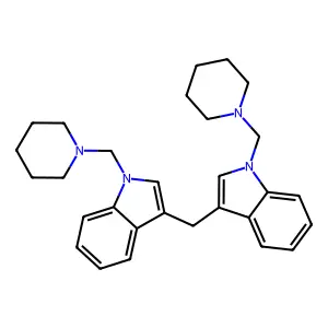 Compound C29H36N4 structure