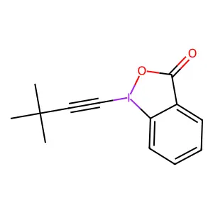 1-(3,3-dimethylbut-1-ynyl)-1lambda3,2-benziodoxol-3-one structure