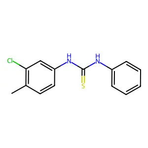 1-(3-chloro-4-methylphenyl)-3-phenylthiourea structure