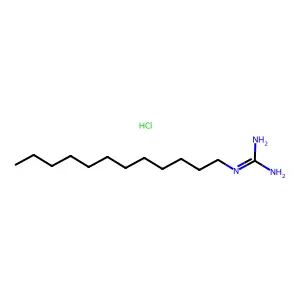 Dodecylguanidine hydrochloride structure