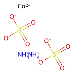 Ammonium cobaltous sulfate structure