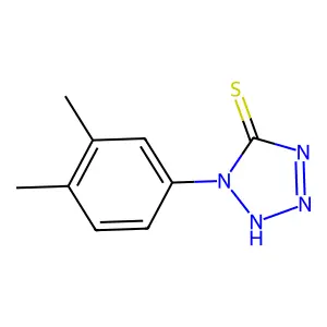 1-(3,4-dimethylphenyl)-1H-tetrazole-5-thiol structure
