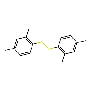 1-[(2,4-dimethylphenyl)disulfanyl]-2,4-dimethylbenzene structure