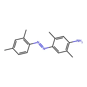 Benzenamine, 4-(2-(2,4-dimethylphenyl)diazenyl)-2,5-dimethyl- structure