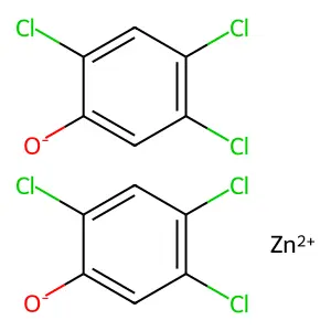 Zinc 2,4,5-trichlorophenate structure