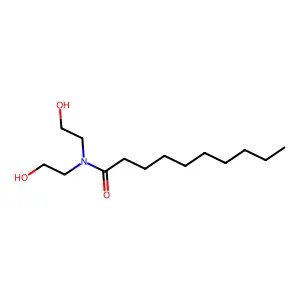 N,N-Bis(2-hydroxyethyl)decanamide structure
