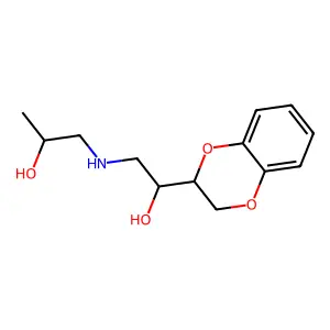 1-[[2-(2,3-dihydro-1,4-benzodioxin-3-yl)-2-hydroxyethyl]amino]propan-2-ol structure