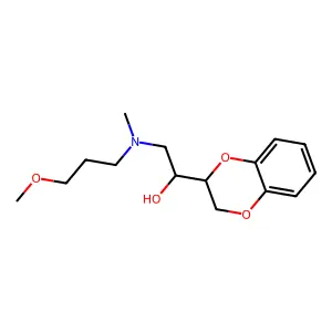 1-(2,3-dihydro-1,4-benzodioxin-3-yl)-2-[3-methoxypropyl(methyl)amino]ethanol structure