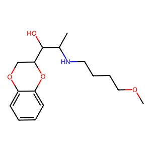 1-(2,3-dihydro-1,4-benzodioxin-3-yl)-2-(4-methoxybutylamino)propan-1-ol structure