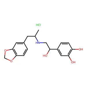 Protokylol hydrochloride structure