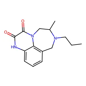 12-methyl-11-propyl-1,4,11-triazatricyclo[7.4.1.05,14]tetradeca-5,7,9(14)-triene-2,3-dione structure
