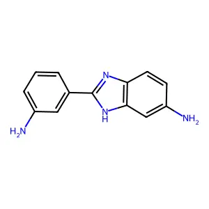 2-(3-aminophenyl)-1h-benzimidazol-6-amine structure