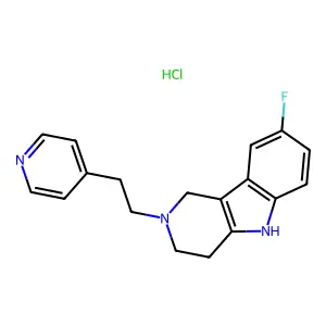 Carvotroline Hydrochloride structure