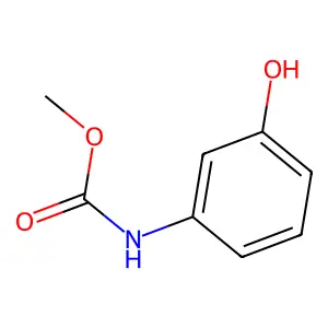 methyl N-(3-hydroxyphenyl)carbamate structure
