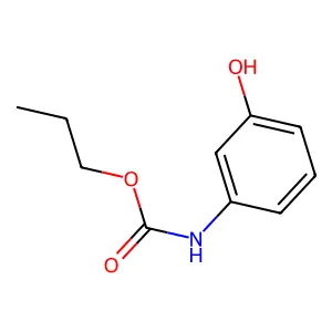 Propyl 3-hydroxycarbanilate structure