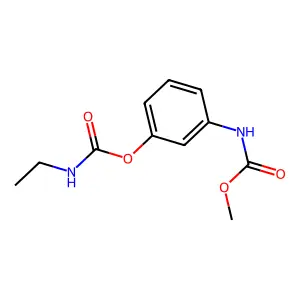 [3-(methoxycarbonylamino)phenyl] N-ethylcarbamate structure