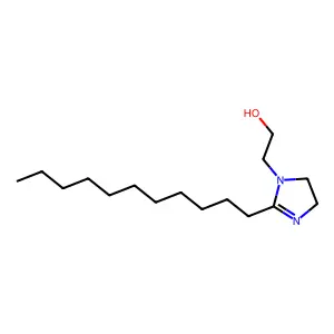 4,5-Dihydro-2-undecyl-1H-imidazole-1-ethanol structure